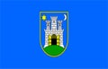 The flag of Zagreb city