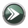 Glossy Green Fast Forward Web Button Royalty Free Stock Photo