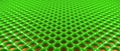 Glossy green metal grid background, 3d rendering Royalty Free Stock Photo