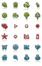 Glossy icon set Royalty Free Stock Photo