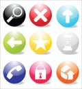 Glossy icons