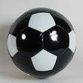 Glossy Inverted Soccer Ball on White Background Royalty Free Stock Photo