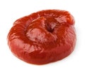 Glossy ketchup drop