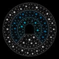Flare Mesh Network Pipe Tunnel with Flare Spots