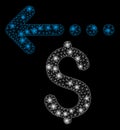 Flare Mesh Carcass Refund with Flare Spots Royalty Free Stock Photo