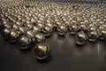 Glossy Metal Ball Royalty Free Stock Photo