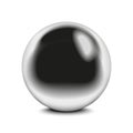 Glossy metal ball Royalty Free Stock Photo