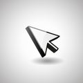 Glossy mouse arrow cursor