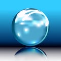 Glossy orb button