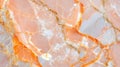 Glossy peach pink marble with light brown veins texture for interior design Royalty Free Stock Photo
