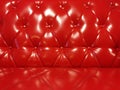 Glossy Red Leather Sofa Background Royalty Free Stock Photo