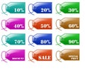 Glossy Sale Discount Label