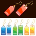 Glossy sale tags