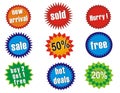 Glossy sale tags