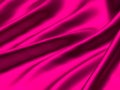 Glossy Satin Sheet - Hot Pink Silk Folded Background