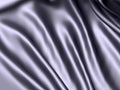 Glossy Satin Sheet - Silvery Silk Folded Background