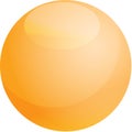 Glossy sphere illustration Royalty Free Stock Photo