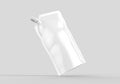 Glossy Stand-up Spout Pouch, Doy-pack With Cap Blank white 3d template mock up. 3d render illustration. Royalty Free Stock Photo