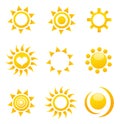 Glossy sun images