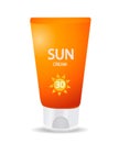 Glossy sunblock cream