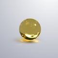 Glossy transparent sphere.