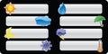 Glossy Weather Banners/Buttons