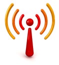 Glossy Wireless Symbol