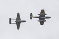 Gloster Meteor and de Havilland DH.100 Vampire