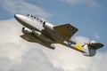 Gloster Meteor vintage jet Royalty Free Stock Photo