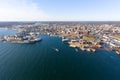 Gloucester Aerial View, Cape Ann, MA, USA Royalty Free Stock Photo