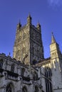 Gloucester Cathedral, formally the Cathedral Church of St Peter and the Holy and Indivisible Trinity in Gloucester, Gloucestershir Royalty Free Stock Photo