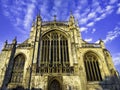 Gloucester Cathedral, formally the Cathedral Church of St Peter and the Holy and Indivisible Trinity in Gloucester, Gloucestershir Royalty Free Stock Photo