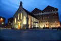 Gloucester Quays in the night. Royalty Free Stock Photo