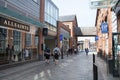 Gloucester Quays shopping centre with Allsaints and The Gap in the UK