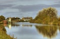 Gloucester Sharpness Canal Royalty Free Stock Photo