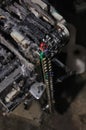 Glove engine chain and gears