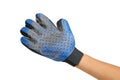 Glove for picking up wool