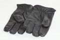 Gloves of black.