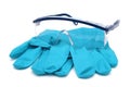 Gloves and Glasses Royalty Free Stock Photo