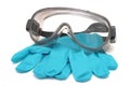 Gloves and Goggles Royalty Free Stock Photo