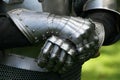 Gloves of a knight in armour Royalty Free Stock Photo