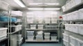 gloves laboratory equipment clean room Royalty Free Stock Photo