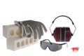 Gloves, Safety Glasses, Ear Muffs and Ear Plugs