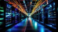 glow data center light