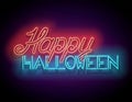 Glow Greeting Card with Happy Halloween Inscription