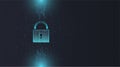 Glow keyhole banner