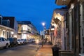 Beautiful street view in the French Quarter Royalty Free Stock Photo