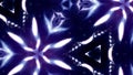 Glow particles form sci-fi cosmic background. looped 3d animation. Blue symmetrical structures ver 15