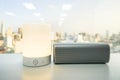 Glow smart portable music speaker with wireless bluetooth