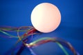 Glow sphere colorful wires wired communication